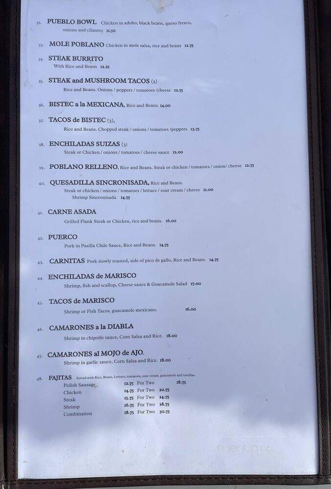 Leon La Taberna - Birmingham, AL menu_pic