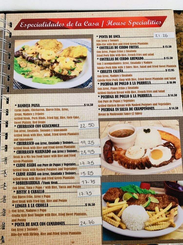 Don Matias Colombian Cuban Restaurant - Hialeah, FL menu_pic