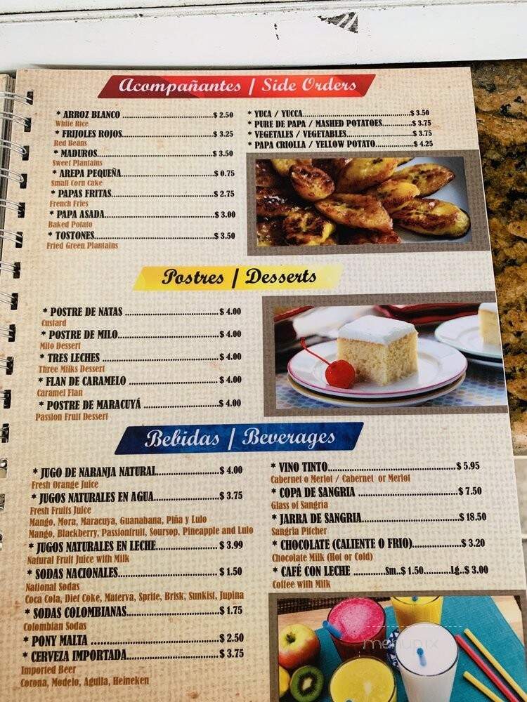 Don Matias Colombian Cuban Restaurant - Hialeah, FL menu_pic