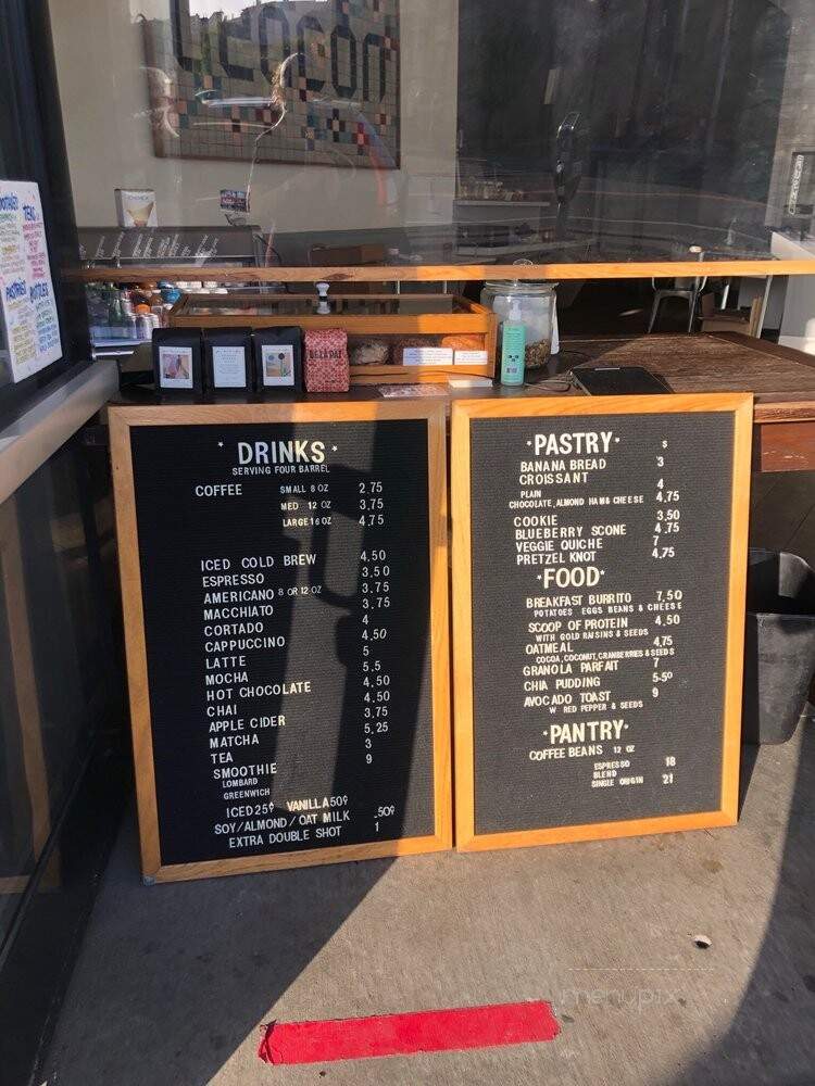 Beacon Coffee & Pantry - San Francisco, CA menu_pic