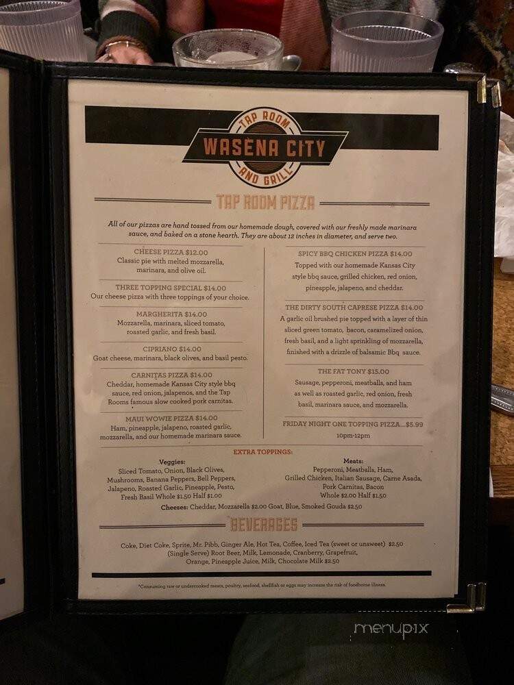 Wasena City Tap Room & Grill - Roanoke, VA menu_pic