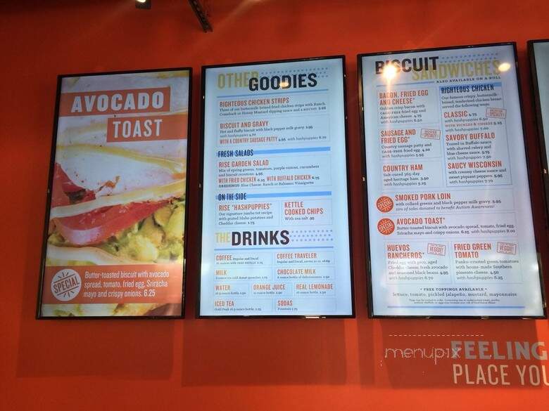 Rise - Durham, NC menu_pic