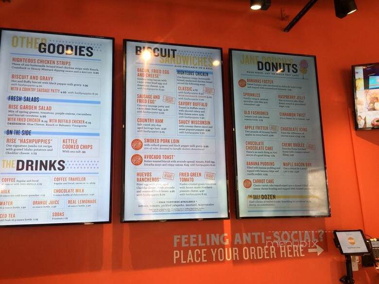 Rise - Durham, NC menu_pic