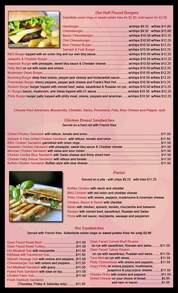 The Gem - Syracuse, NY menu_pic