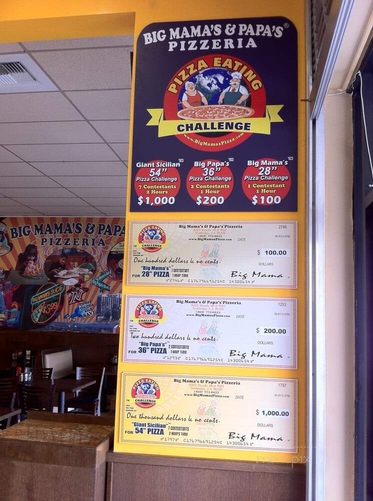 Big Mama's Papa's Pizzeria - Northridge, CA menu_pic