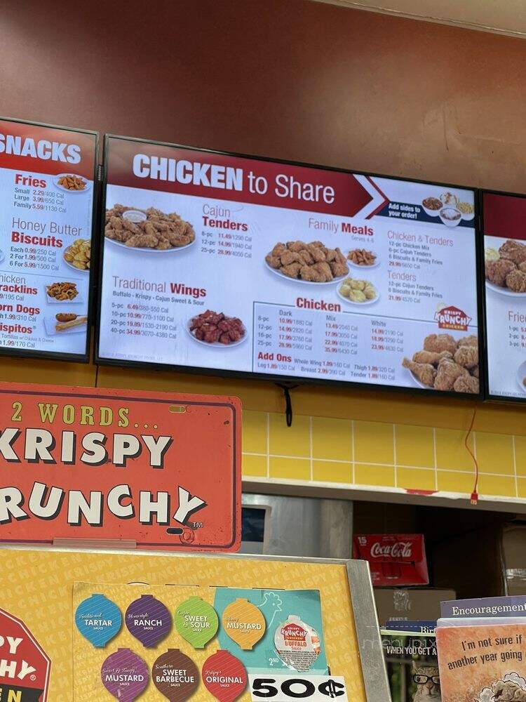 Starz Mart - Krispy Krunchy Chicken - Charlotte, NC menu_pic
