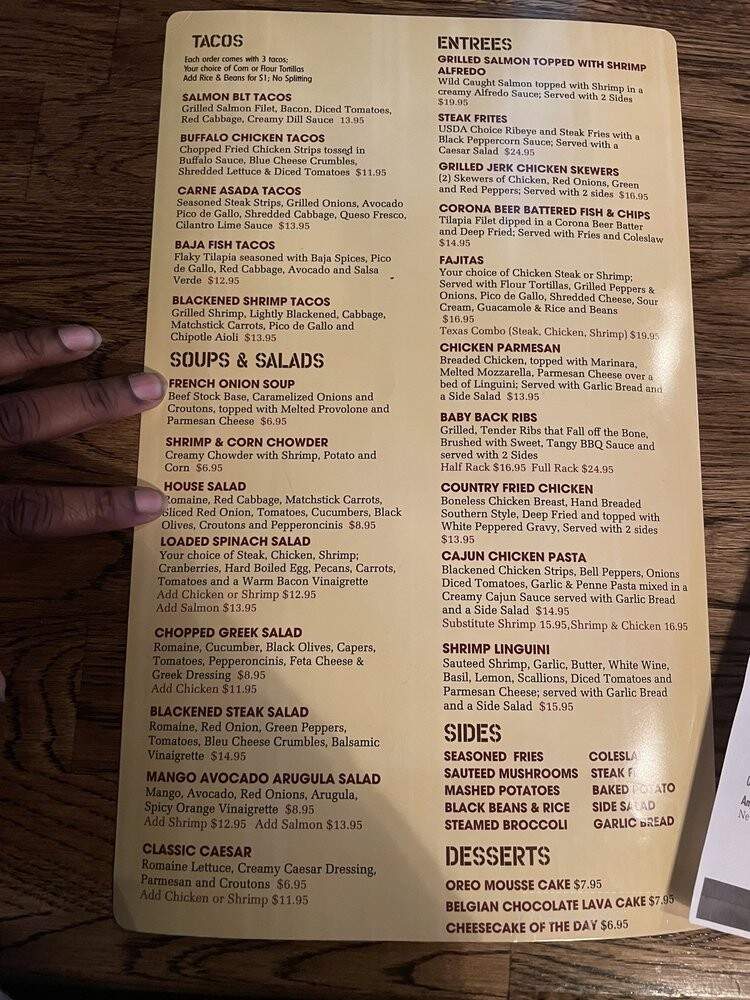 Hooligans Sport Tavern - Alpharetta, GA menu_pic
