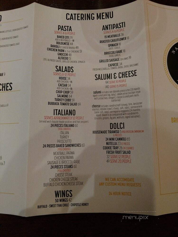 Pizzeria DiMeo's - Philadelphia, PA menu_pic