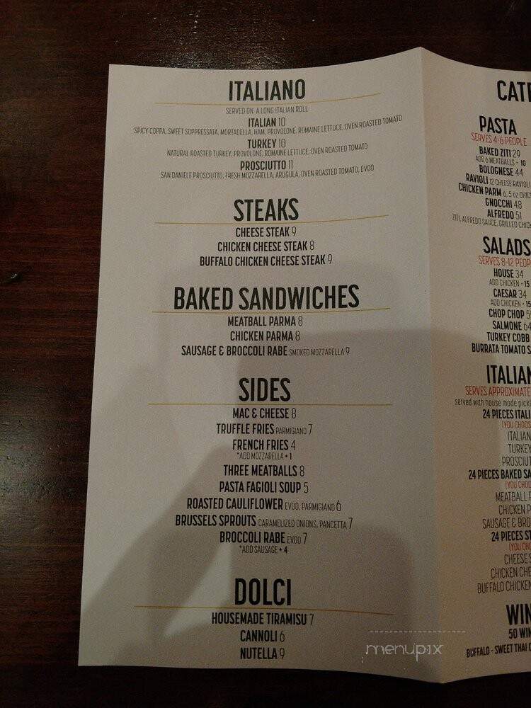Pizzeria DiMeo's - Philadelphia, PA menu_pic
