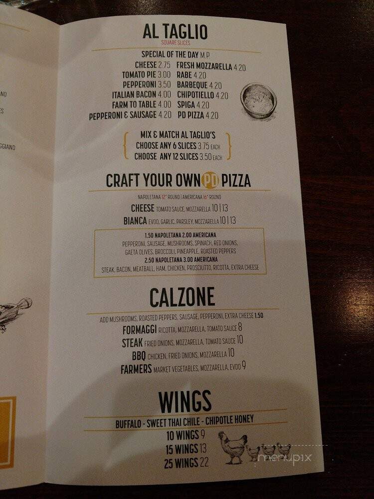 Pizzeria DiMeo's - Philadelphia, PA menu_pic