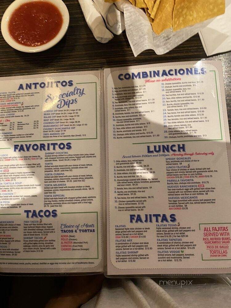 Taqueria La Parrilla - Athens, GA menu_pic