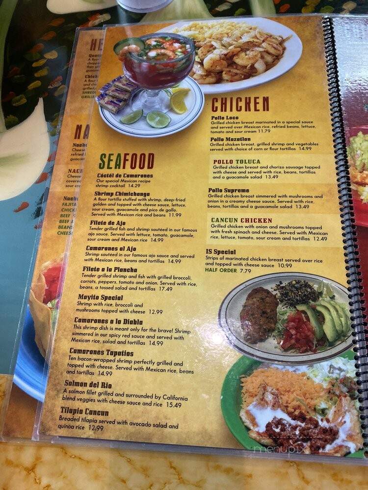 Cancun Mexican Grill - Lansing, MI menu_pic