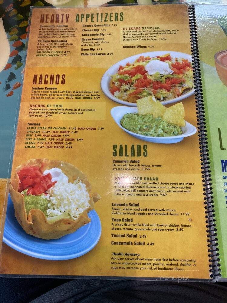 Cancun Mexican Grill - Lansing, MI menu_pic