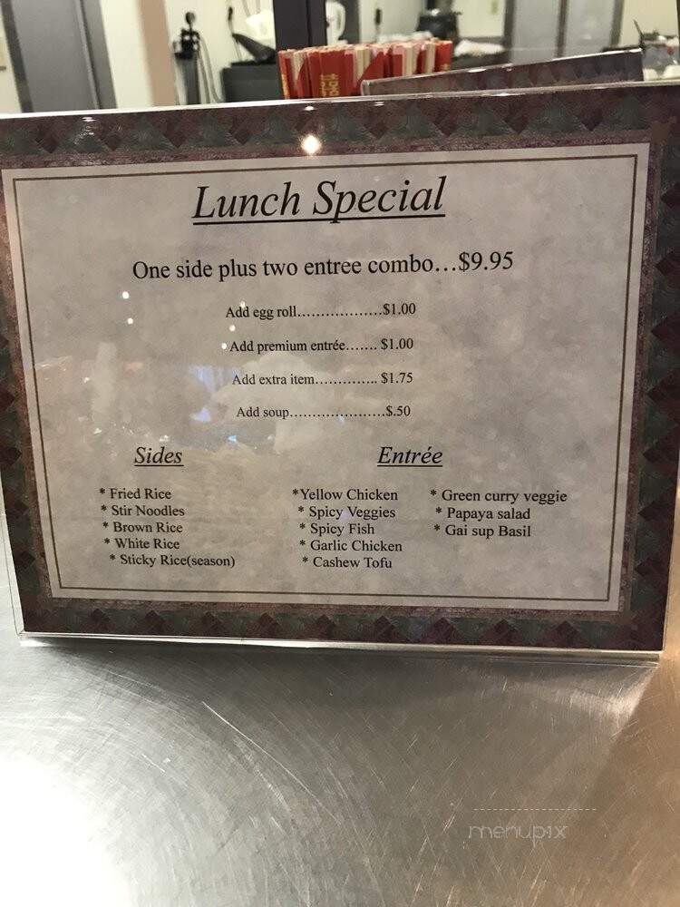 Ladda Thai - San Jose, CA menu_pic