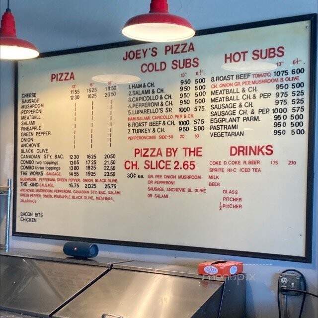 Joey's Pizza - Fountain Valley, CA menu_pic