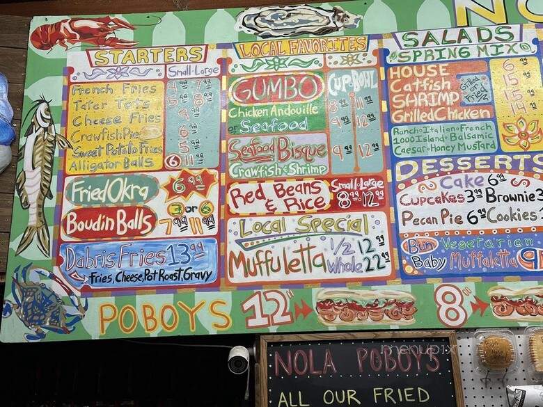 NOLA Poboys - New Orleans, LA menu_pic