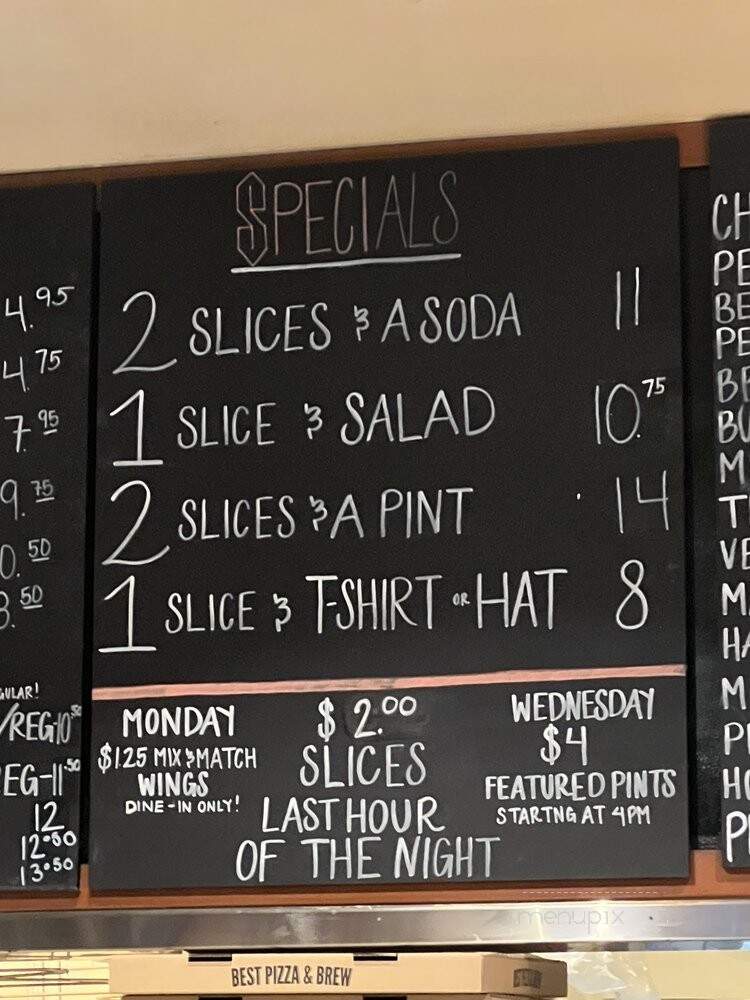 Best Pizza and Brew - San Diego, CA menu_pic