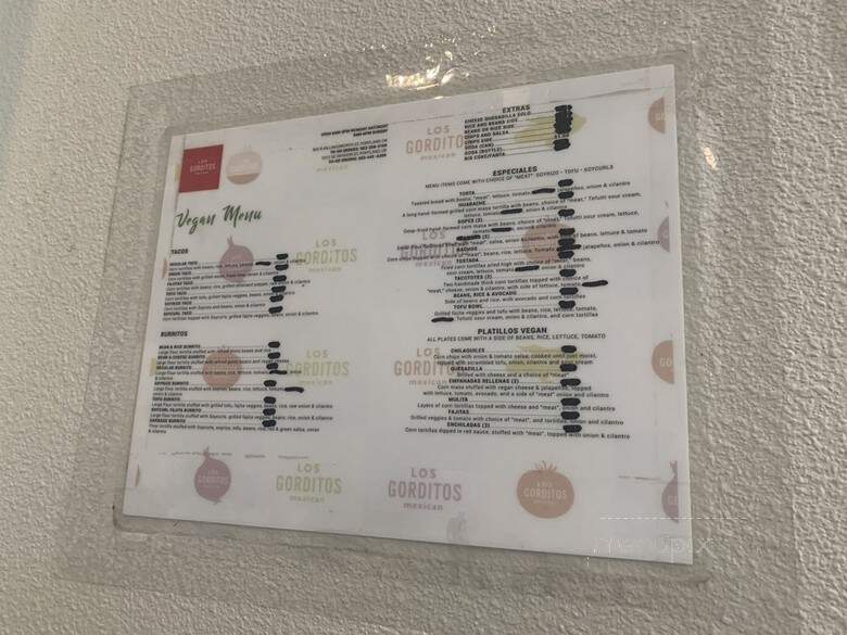 Los Gorditos - Portland, OR menu_pic
