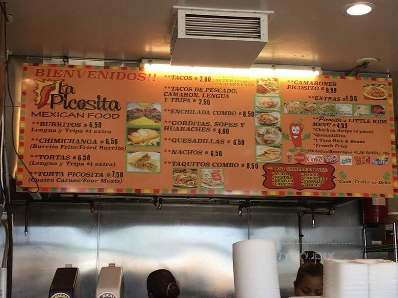La Picosita Restaurant - Santa Maria, CA menu_pic
