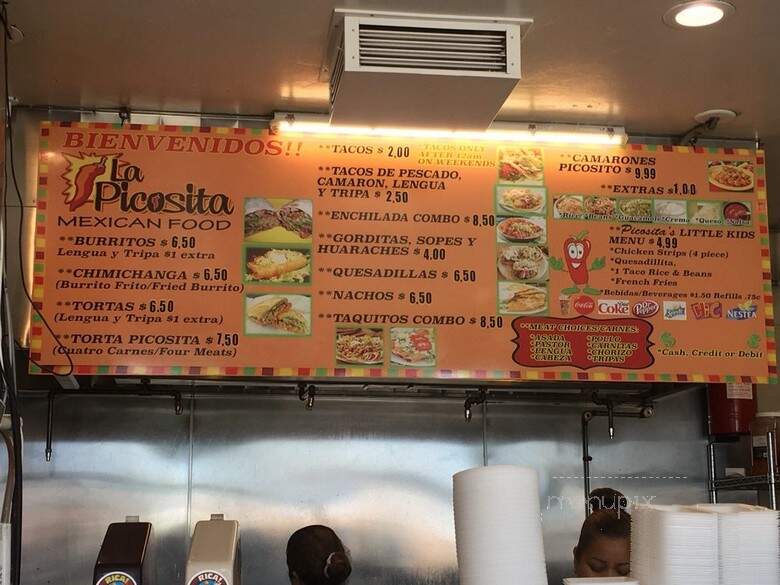 La Picosita Restaurant - Santa Maria, CA menu_pic