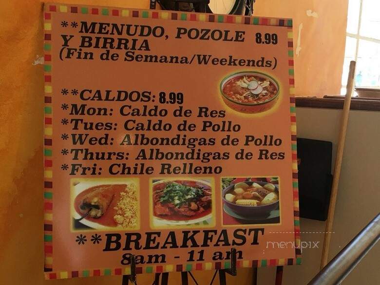 La Picosita Restaurant - Santa Maria, CA menu_pic