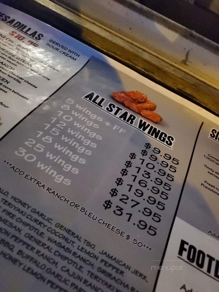 Wingmasters - Key West, FL menu_pic