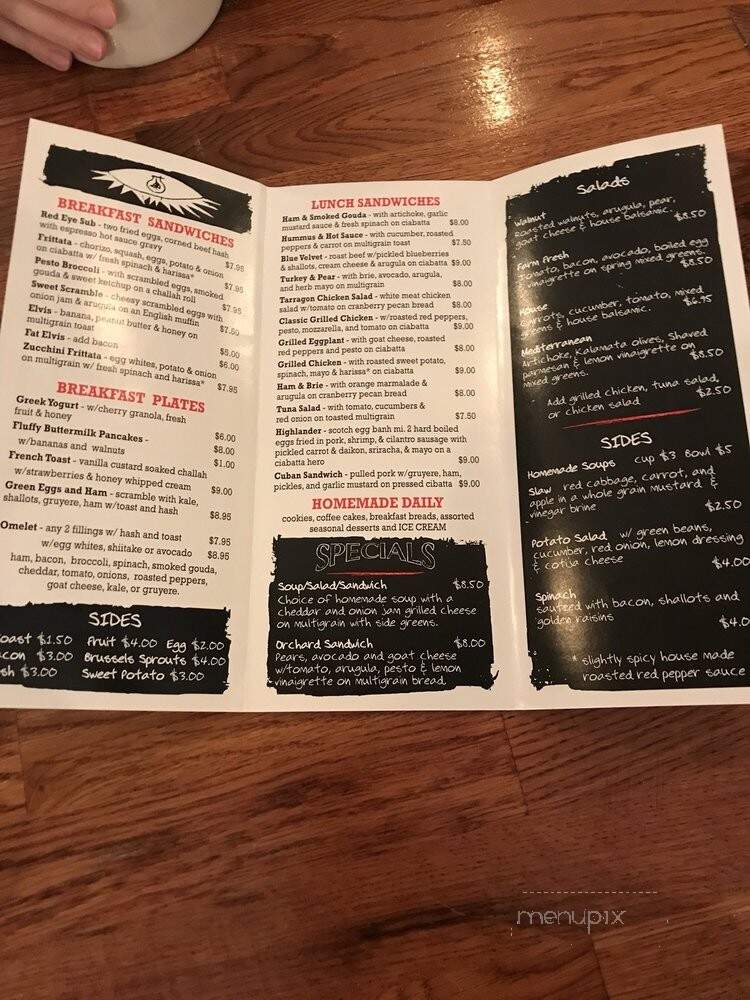 Red Eye Cafe - Montclair, NJ menu_pic