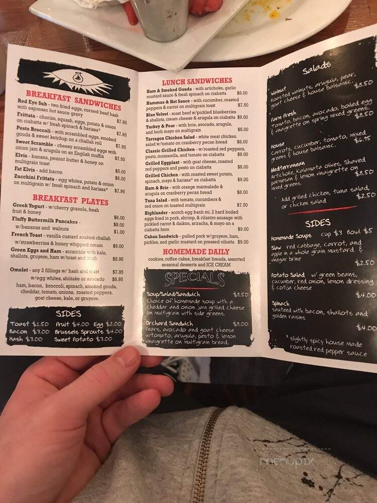 Red Eye Cafe - Montclair, NJ menu_pic