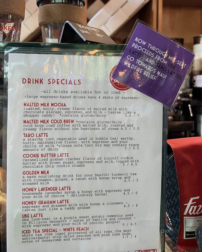 Steel & Rye - Milton, MA menu_pic