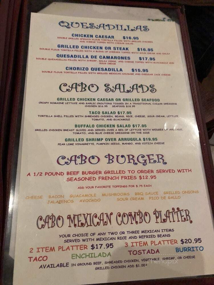 Cabo Mexican Restaurant - Staten Island, NY