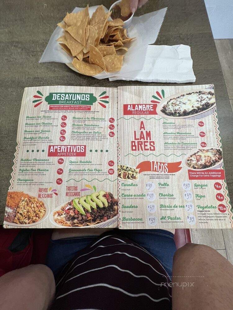 Taqueria Morelia - Florida City, FL menu_pic