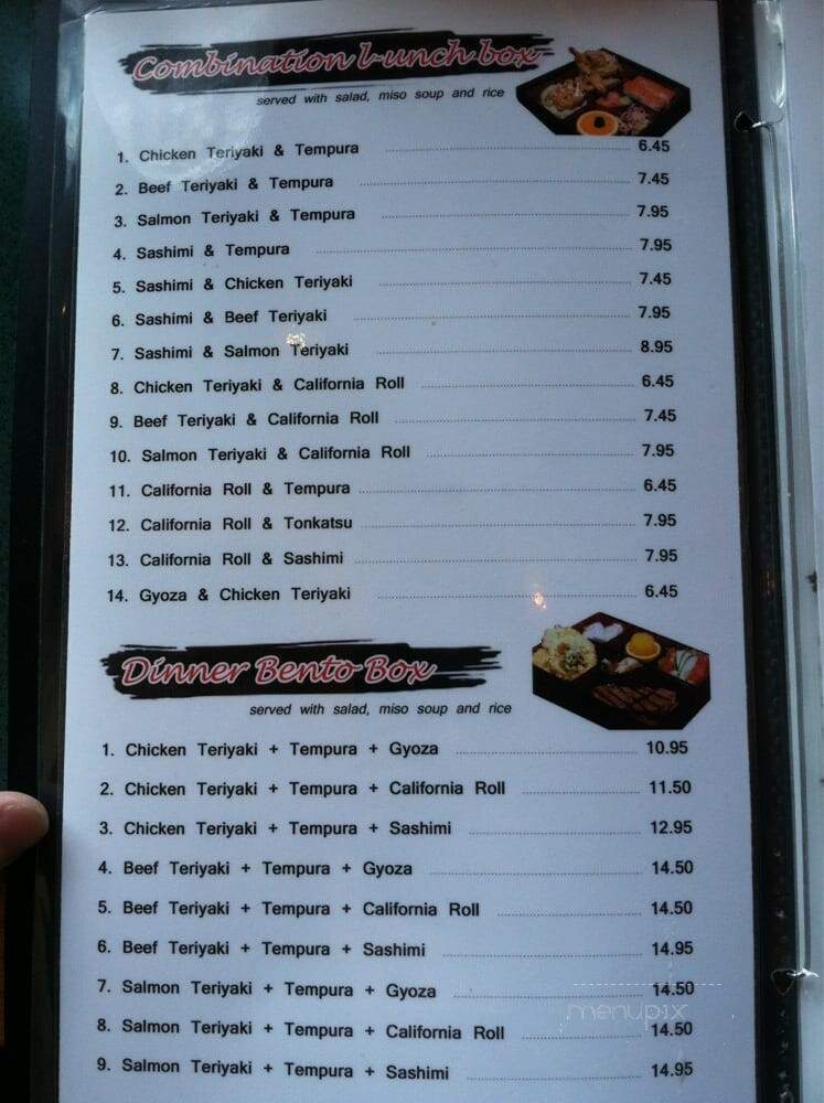 Sumo Japanese Restaurant - Albany, CA menu_pic