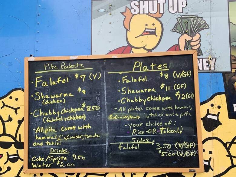 The Chubby Chickpea - Boston, MA menu_pic
