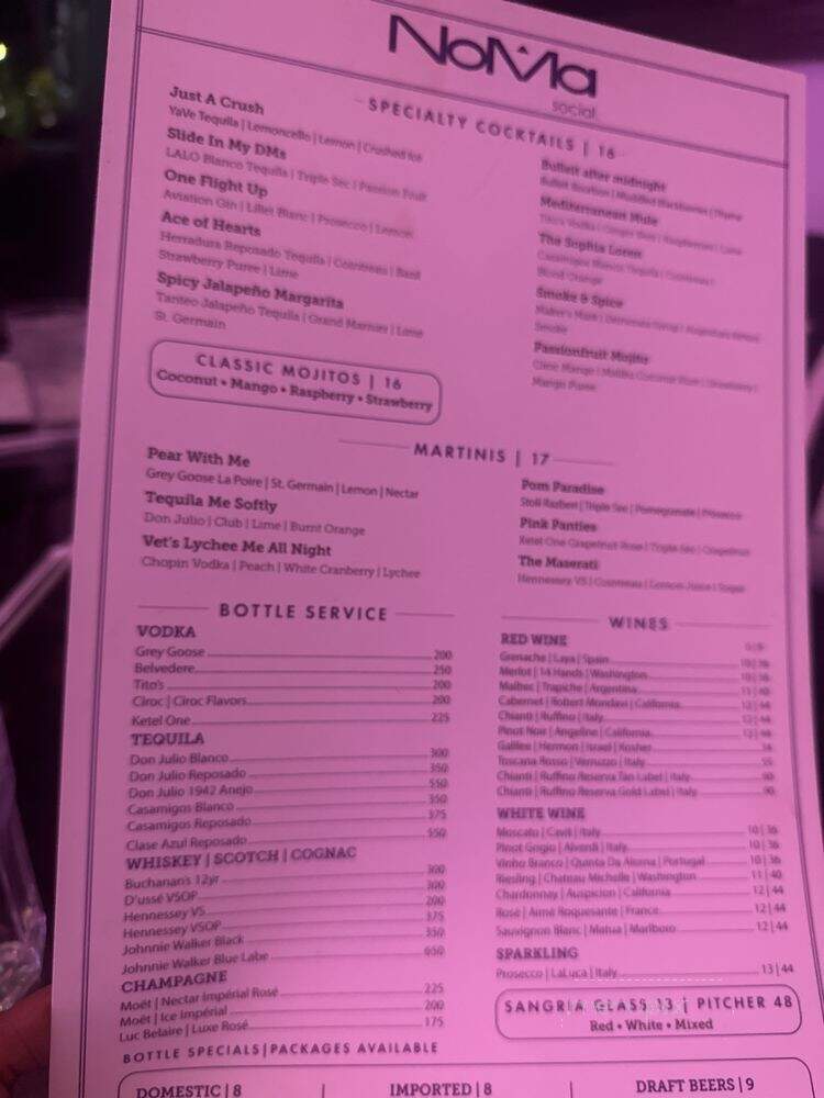 NoMa Social - New Rochelle, NY menu_pic