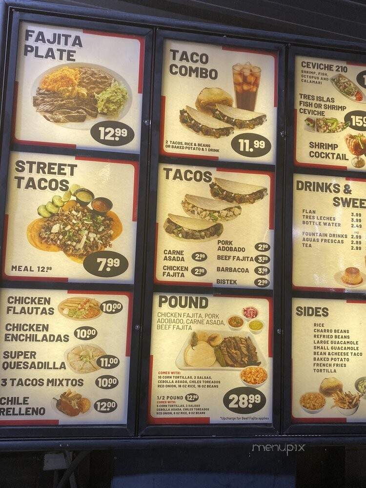210 Ceviche - San Antonio, TX menu_pic