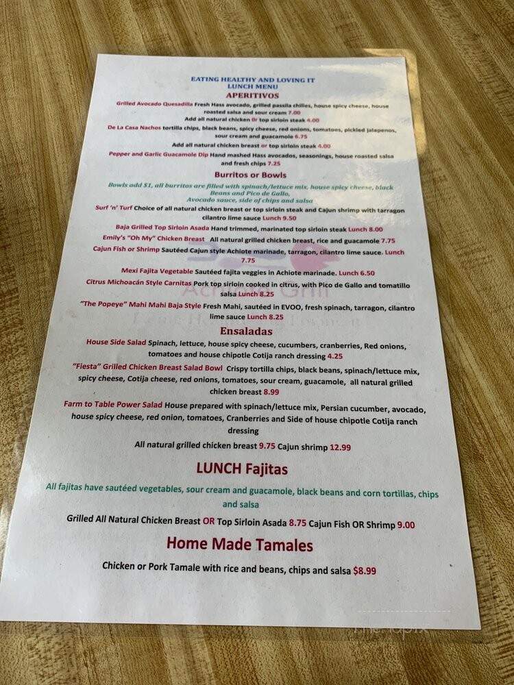 Achiote Mexican Grill - Huntington Beach, CA