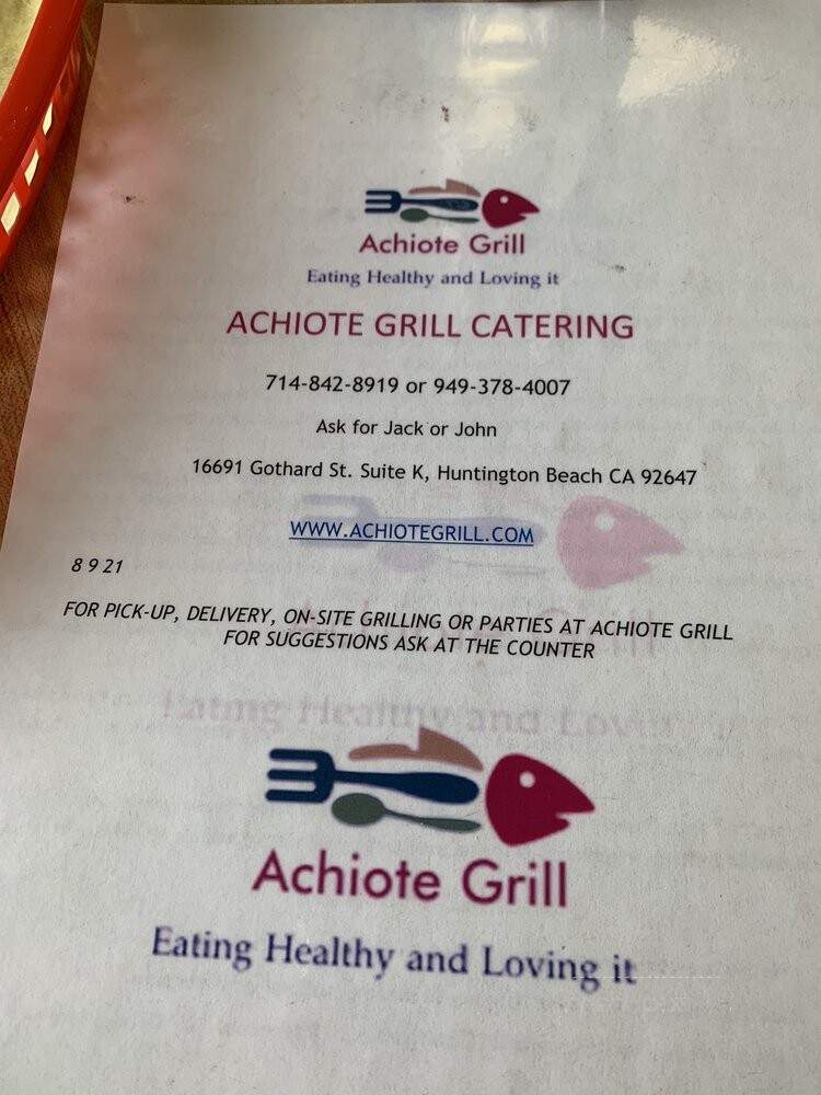 Achiote Mexican Grill - Huntington Beach, CA