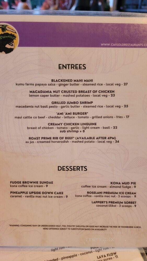 'Ami 'Ami - Kihei, HI menu_pic