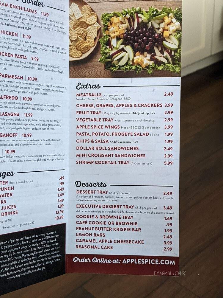 Apple Spice - Logan, UT menu_pic