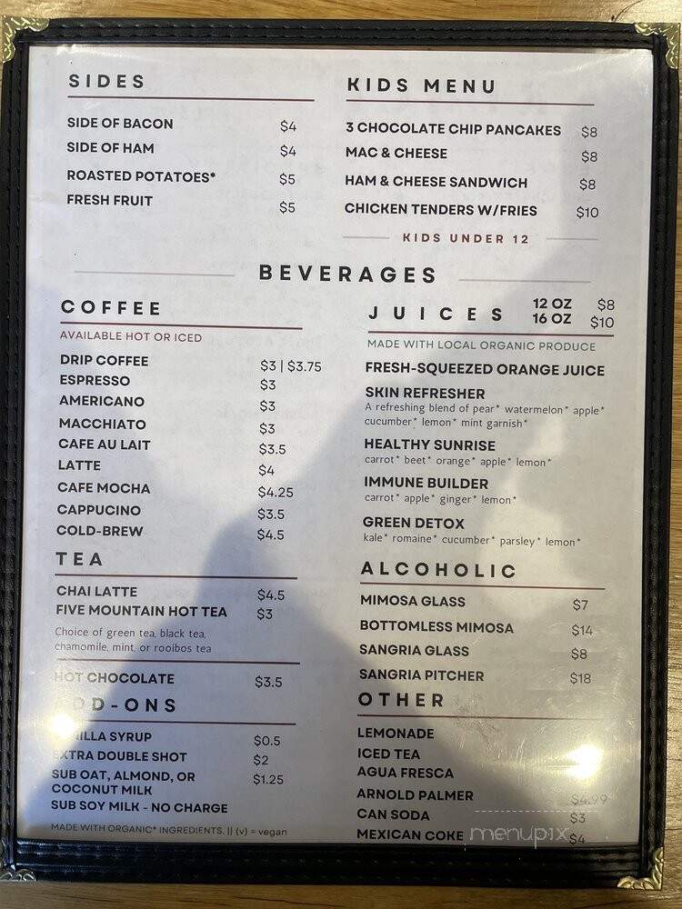 Artesano - San Francisco, CA menu_pic