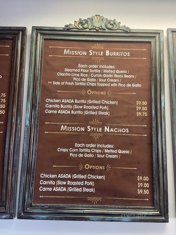 Asada - Greenville, SC menu_pic