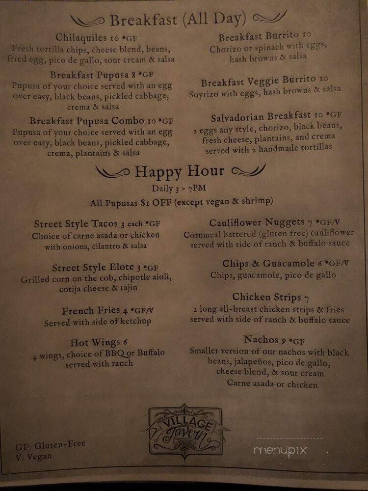Atwater Village Tavern - Los Angeles, CA menu_pic