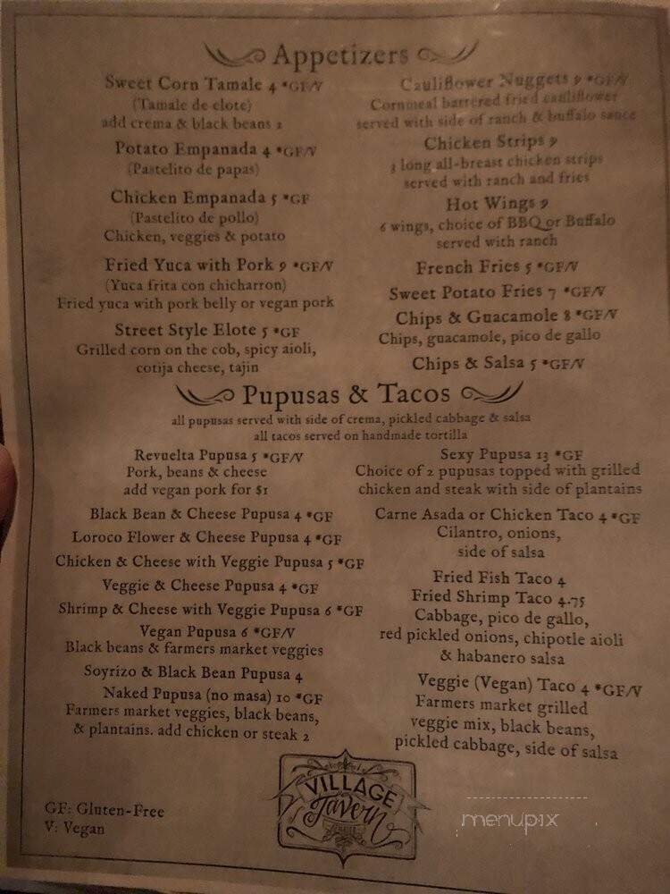 Atwater Village Tavern - Los Angeles, CA menu_pic