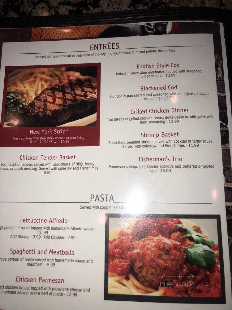 Aumer's Sports Bar - Mount Pleasant, PA menu_pic