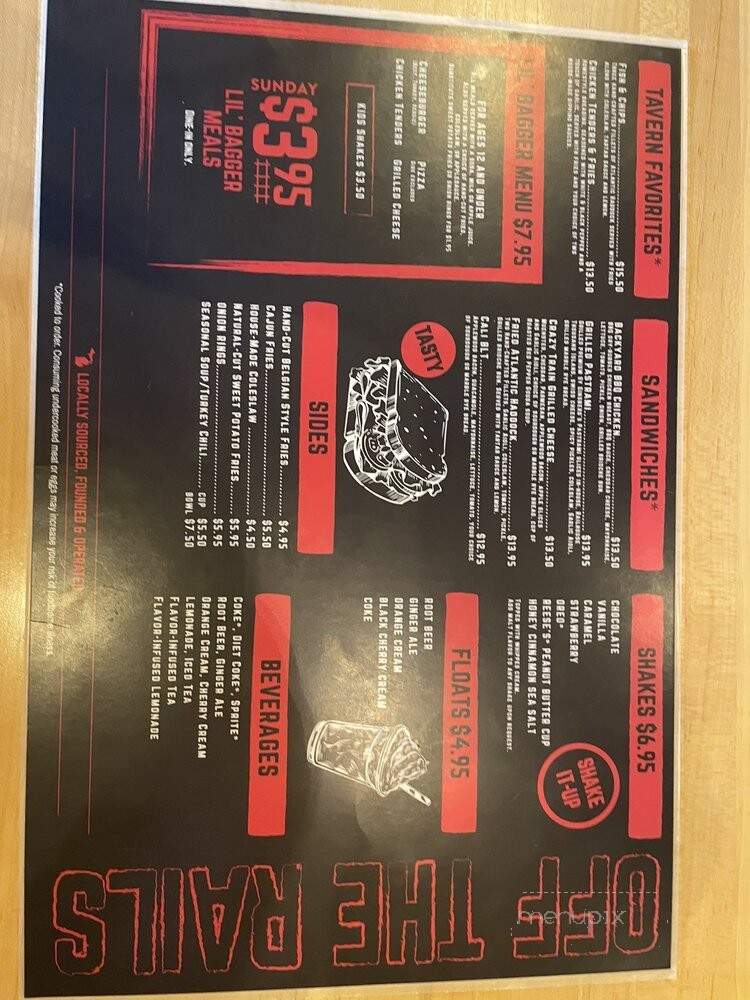Bagger Dave's Burger Tavern - Fort Wayne, IN menu_pic