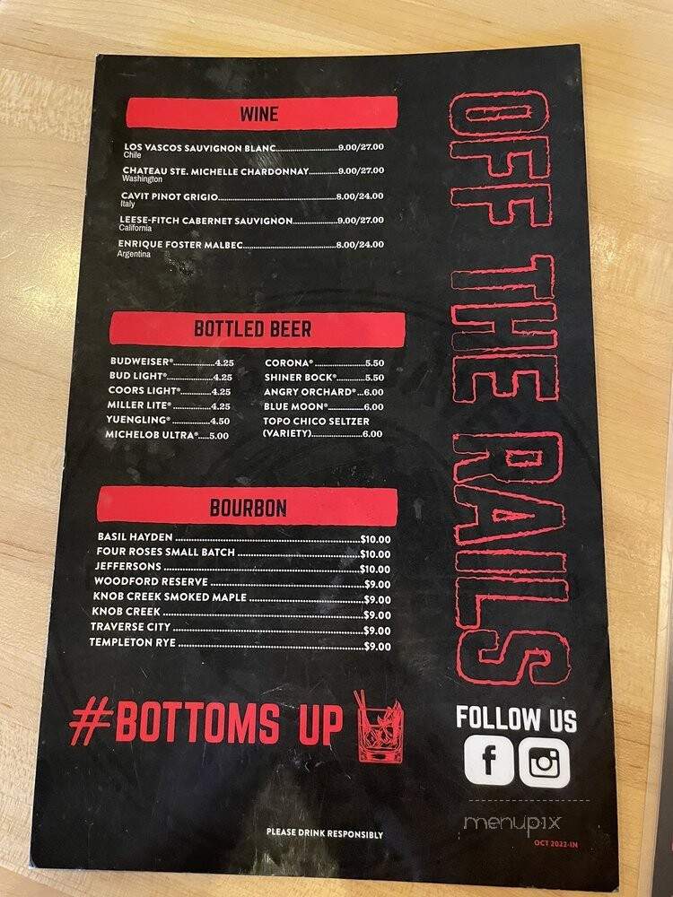 Bagger Dave's Burger Tavern - Fort Wayne, IN menu_pic