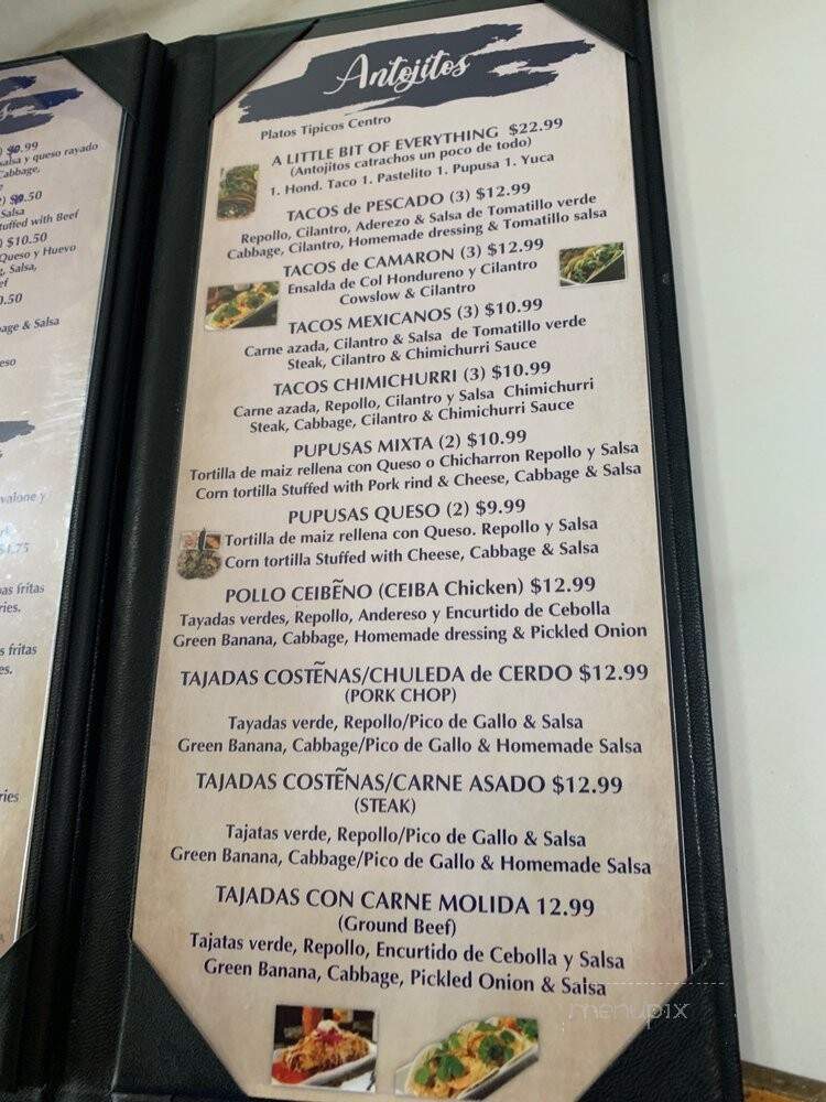 Baleadas Express - Covington, LA menu_pic