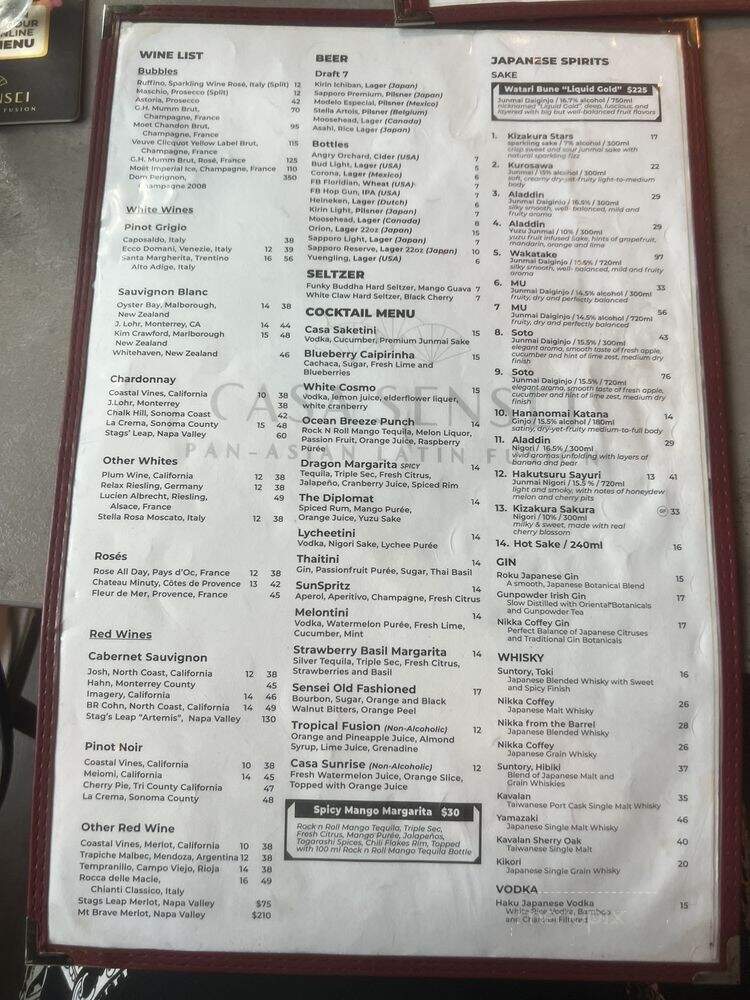 BAO Bar & Asian Kitchen - Fort Lauderdale, FL menu_pic
