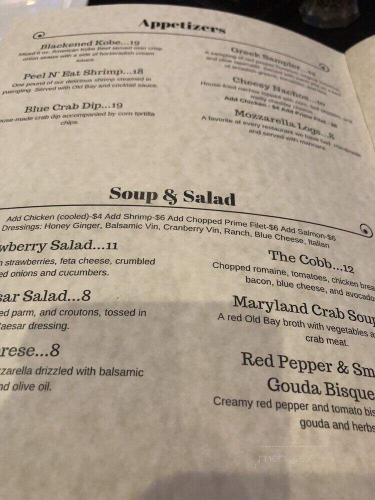 Bartini - Morgantown, WV menu_pic