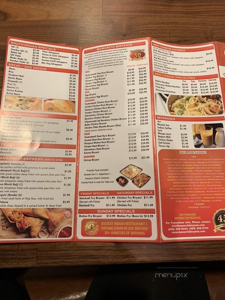 Bawarchi Indian Cuisine - Frisco, TX